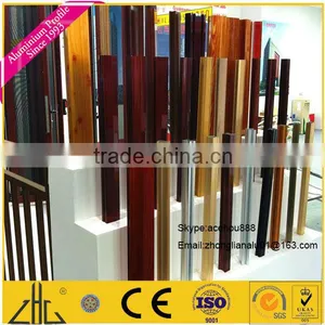 WOW!!!powder Coated Wood Finish Window and Door Aluminum Profile,decoration,fence,wooden Grain Color Samples 2013 Hot Sale thumbnail-1