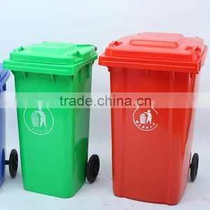 120L Outdoor Plastic Waste Moving Garbage Bin thumbnail-1