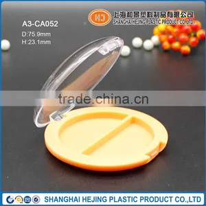 Round Compact Powder Container With Transparent Lid thumbnail-1