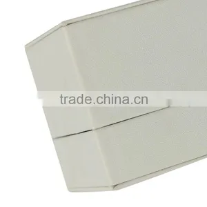 White Mini Cheap Manufacturer Jewelry Velvet Box thumbnail-4