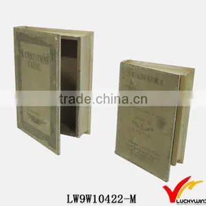 Luckywind Chinese Antique Wooden Box for Book thumbnail-1