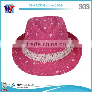 Ribbon Flowers Woman's Hats Blank Sublimation Hats Kippahs thumbnail-3