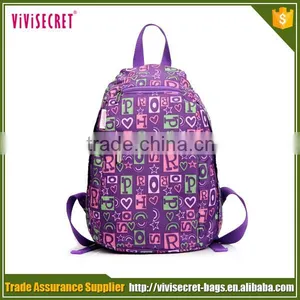 Vivisecret Rolling Travel Flower 2016 Fashion Women Back Pack thumbnail-2