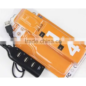 New High Speed 4-Port Splitter USB 2.0 Hub Powered Adapter For PC Laptop Notebook thumbnail-6