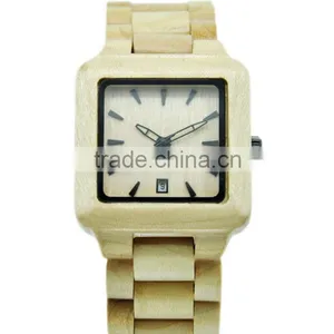 2016 New Arrival Japanese Movement Wood Watch Wrist Watches for Couples thumbnail-6