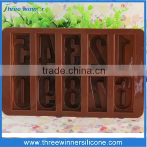 New Design Cholocate Silicone Cake Mould Number Cake Moulds thumbnail-3