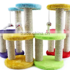 Aimigou Sisal Mouse Cat Toys With Spring and Round Bottom thumbnail-4