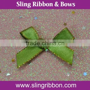 Hot Sales Handmade Gilt-edged Satin Ribbon Bow For Underwear thumbnail-1