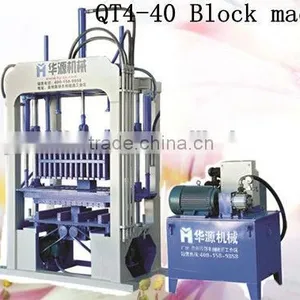 Semi-automatic Concrete Block Pressing Machinery -QT4-40 thumbnail-1