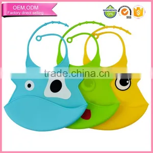 Infant Mealtime Soft Silicone Baby Bib Manufacturers Usa With Cartoon Designs thumbnail-1