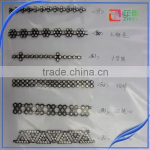 China Wholesale Market Rhinestone Banding Wholesale Rhinestone Rivet Tassel Fringe for Dresses thumbnail-6