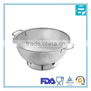 Stainless Steel Rice Colander With Handle thumbnail-1