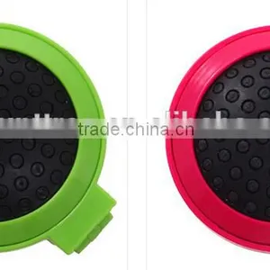 Yiwu Wholesale High Quality Mini Round Shape Folding ABS Head Massage Comb With Mirrow thumbnail-5