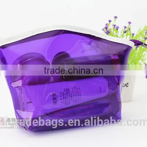 Purple Clear Cosmetic Bag thumbnail-3