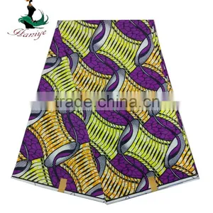 SMRW-1 Real Wax Fabric African Printed Jave Wax Fabric thumbnail-2