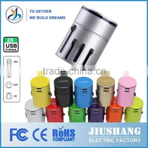 Double USB Travel Adapter and Converter thumbnail-3