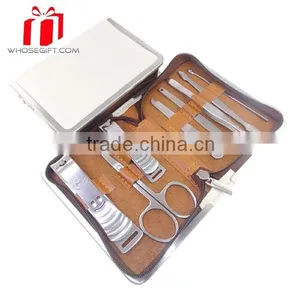 Luxury Leather Nail Manicure Pedicure Kit,Nail Art Set Ladies White Japanese Manicure Kit thumbnail-1