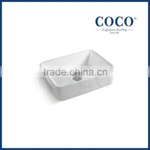 Chaozhou Porcelain Manufacturer Bathroom Ceramic Face Sink Wash Basin Types thumbnail-1