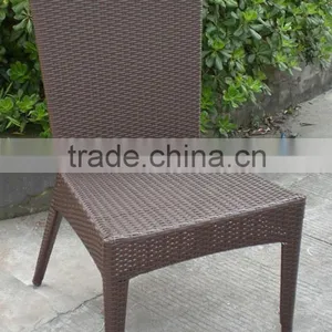 Small Size Dining Set 4 Chairs With Table Rattan thumbnail-4