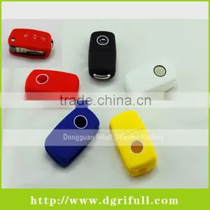 VW Multi-color Silicone Car Key Cover thumbnail-1