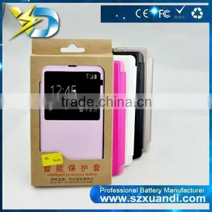 Smart Phone Accessories Window Style Leather Materital Phone Cover Case for Xuandi mi Note thumbnail-2