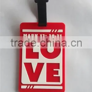 Cheapest Price Top Quality Logo Printed Soft Custom Luggage Tag With Lovely Design thumbnail-6