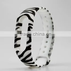 Beautiful Pattern Silicone Belt Strap for Xiaomi Miband 1s 1A for Mi Band 2 Smart Wristband for Miband 2 Bracelet thumbnail-5