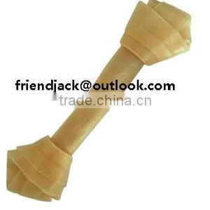 Pressed Cowhide Made Chewing Bone thumbnail-2