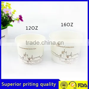 Eco-Friendly Hot Selling Disposable Paper Food Bowl For Soup Custom Print Paper Bowls thumbnail-1