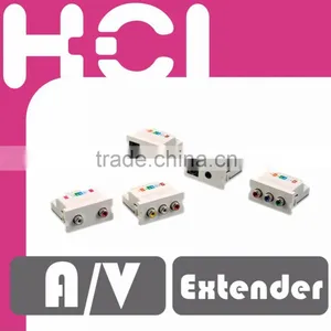 IDC Type RGB RCA Stereo Audio and Video Multimedia Extender thumbnail-1