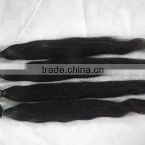 24" Inch Soft & Natural Color 100% Virgin Remy Brazilian Straight Hair thumbnail-1