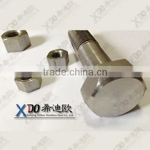 Alloy600 N06600 EN 2.4816 Stainless Steel Nut Bolt Allibaba Com thumbnail-1
