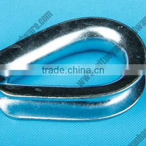 US Type Electric Galvanized Wire Rope Thimble G-411 thumbnail-2