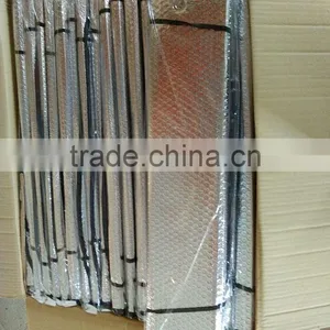 Foldable Sun Plain Car Visor PE Bubble Aluminum Foil With 2 Elastic Bands for Better Storage thumbnail-4