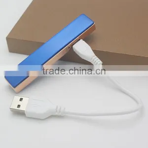 Mini Portable USB Port Electronic Windproof Flameless Rechargable Lighter thumbnail-4