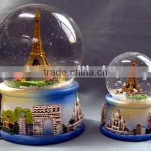 Snow Globe With 3D Scene Inside the Ball thumbnail-1