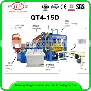 QT4-15D Automatic Hydraulic Paver Block Machine in Algeria thumbnail-1