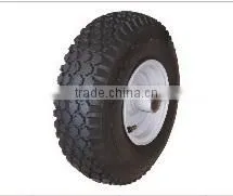 4.10/3.50-5 Pneumatic Tubeless Handtruck Wheel Lawnmower Wheel Hand Trolley Wheel thumbnail-1