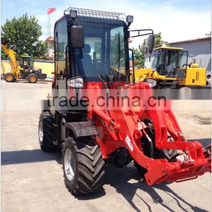 ZL910 1 Ton Mini Wheel Loader for Sale With Hydraulic Transmission and Electric Joystick thumbnail-1
