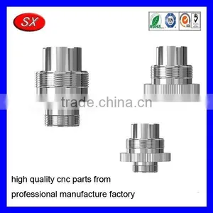 Customized Metal CNC Turned Parts Electronic Cigarette Parts Stainless Steel Adaptor Parts Cigarette Holder thumbnail-3