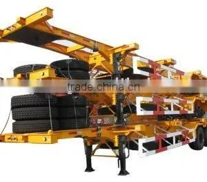40 Feet Double Axle Skeletal Trailer thumbnail-1