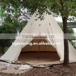 Outdoor 5m Canvas Camping Tent Family Camping Tent Teepee thumbnail-2