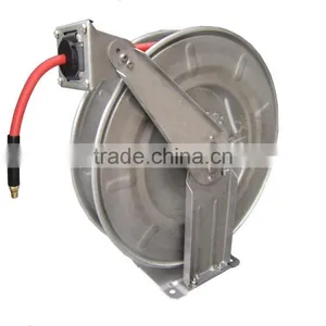 Stainless Steel Air Hose Reel With 15m/50 Feet Rubber Air Hose thumbnail-2