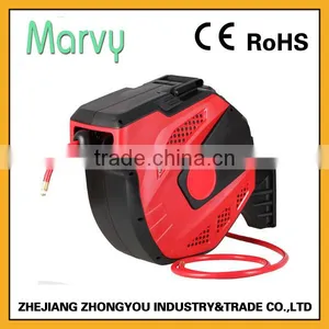 Export to Cananda 3/8 Inch PVC Hose Plastic Auto Retractable Air Hose Reel thumbnail-2