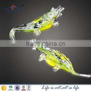 Marine Life Size Crocodile Statues Glass Craft as Gifts for Men thumbnail-1