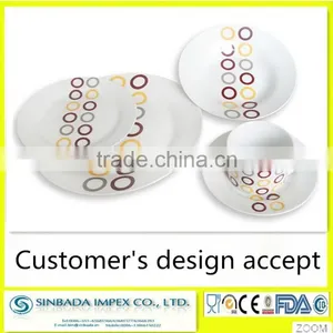 Promotional Ceramic Tableware Sets,cheap Restaurant Dinner Set thumbnail-1