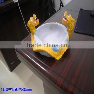 White Double Dragon Sandstone Round 150*150*80mm Ashtray On Sale thumbnail-1