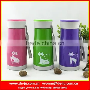 Stainlesss Steel Vacuum School Water Bottle thumbnail-1