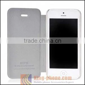 China Wholesale Mobile Phone Leather Flip Case Cover For IPhone 5 thumbnail-5