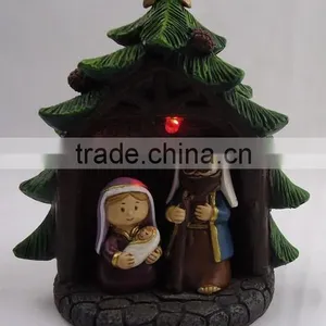 Polyresin 3d Baby Jesus Birth Craft Holy Family Figurines thumbnail-6